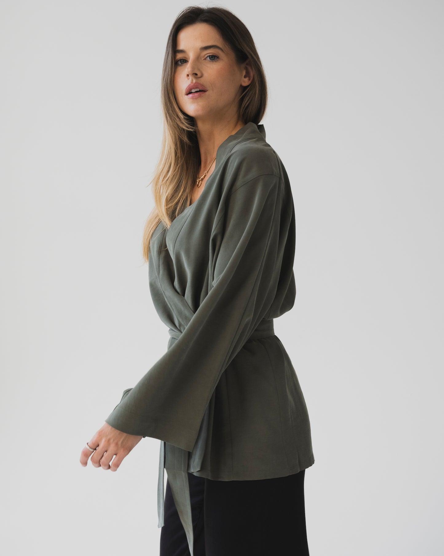 Kimono Allie Khaki