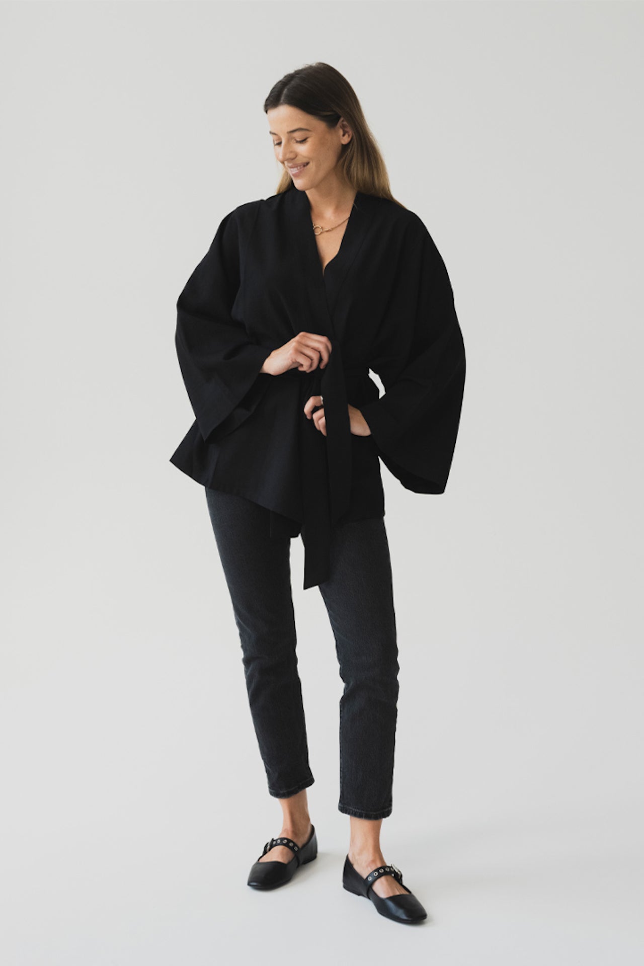 Kimono Allie Black