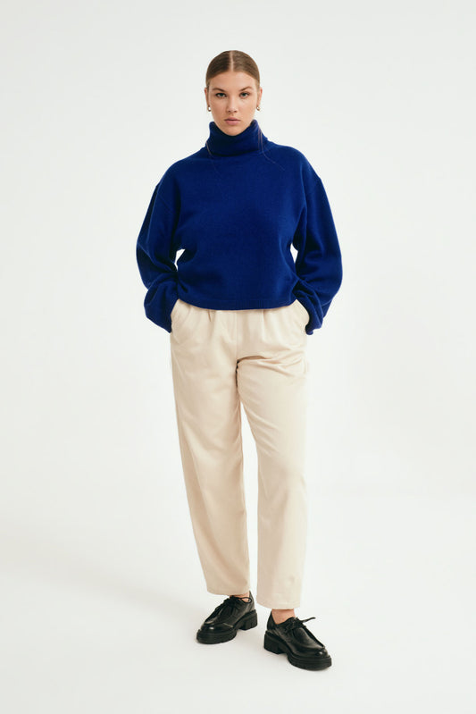 Pants Barrel Beige