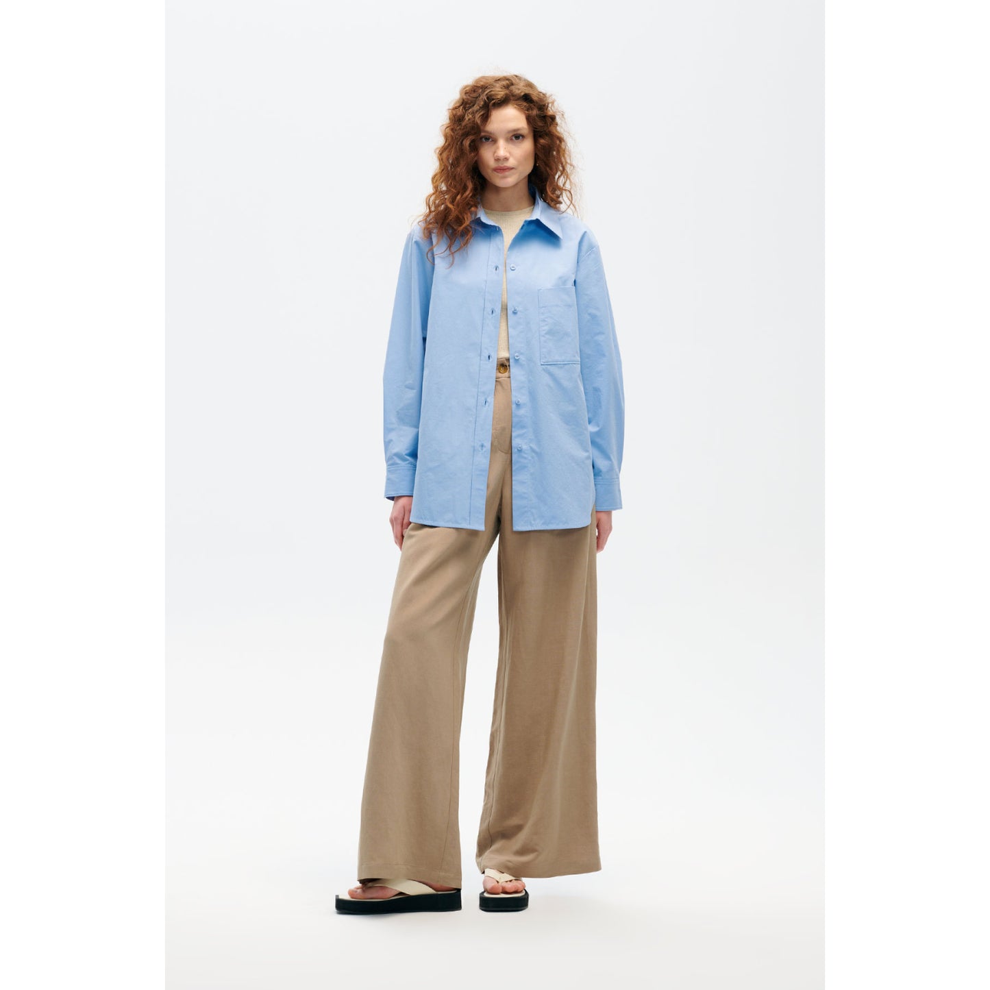 KORA Poplin Blue