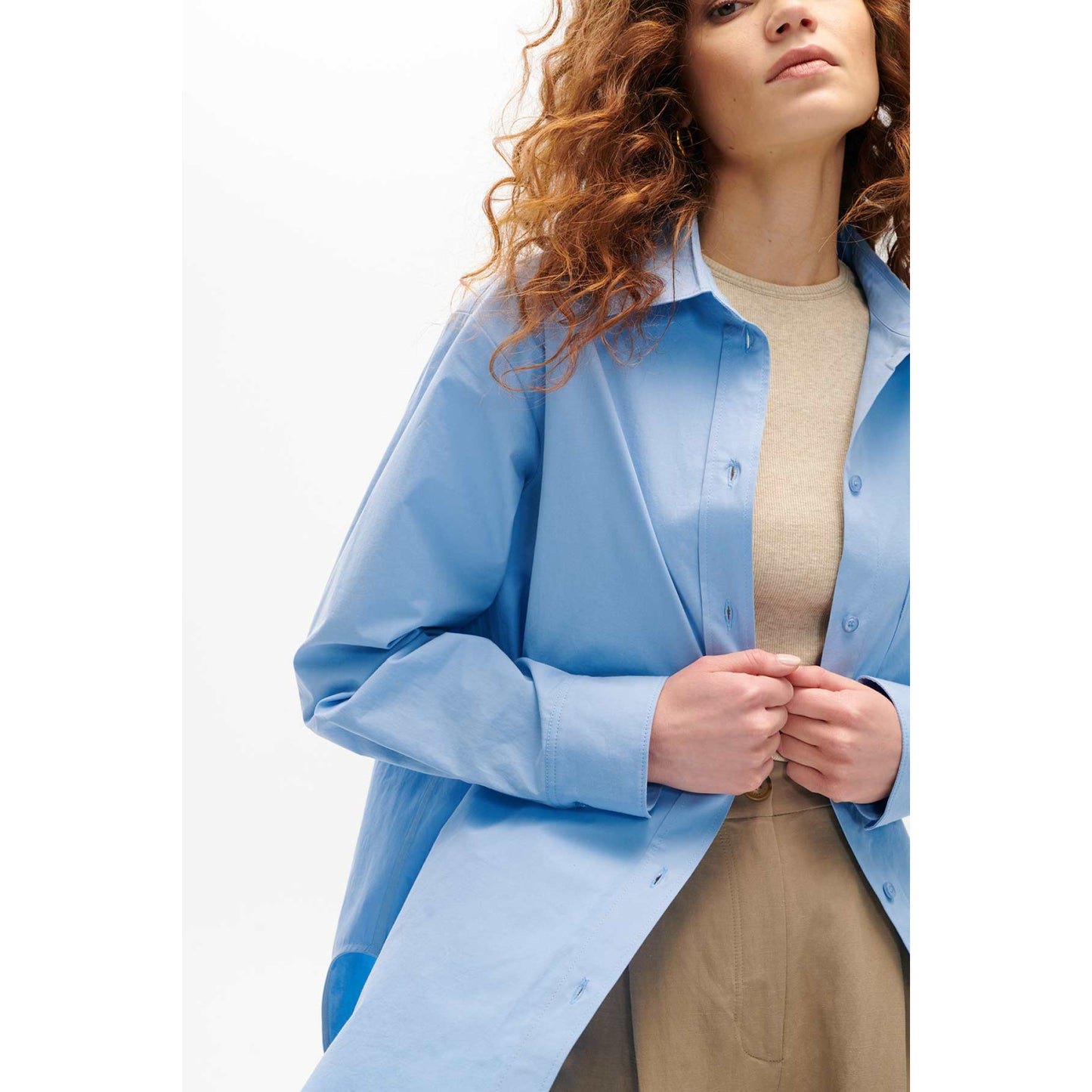 KORA Poplin Blue