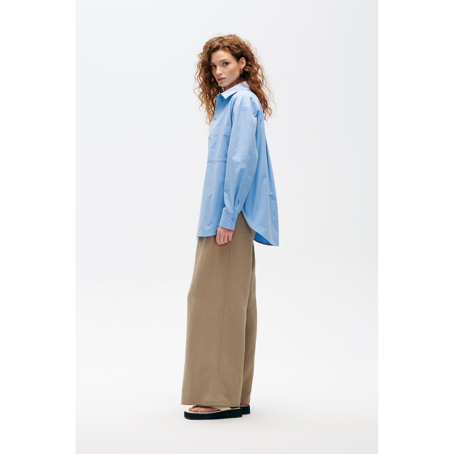 KORA Poplin Blue