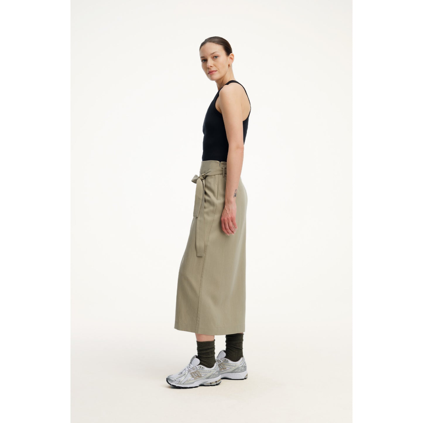 Margot Khaki Skirt