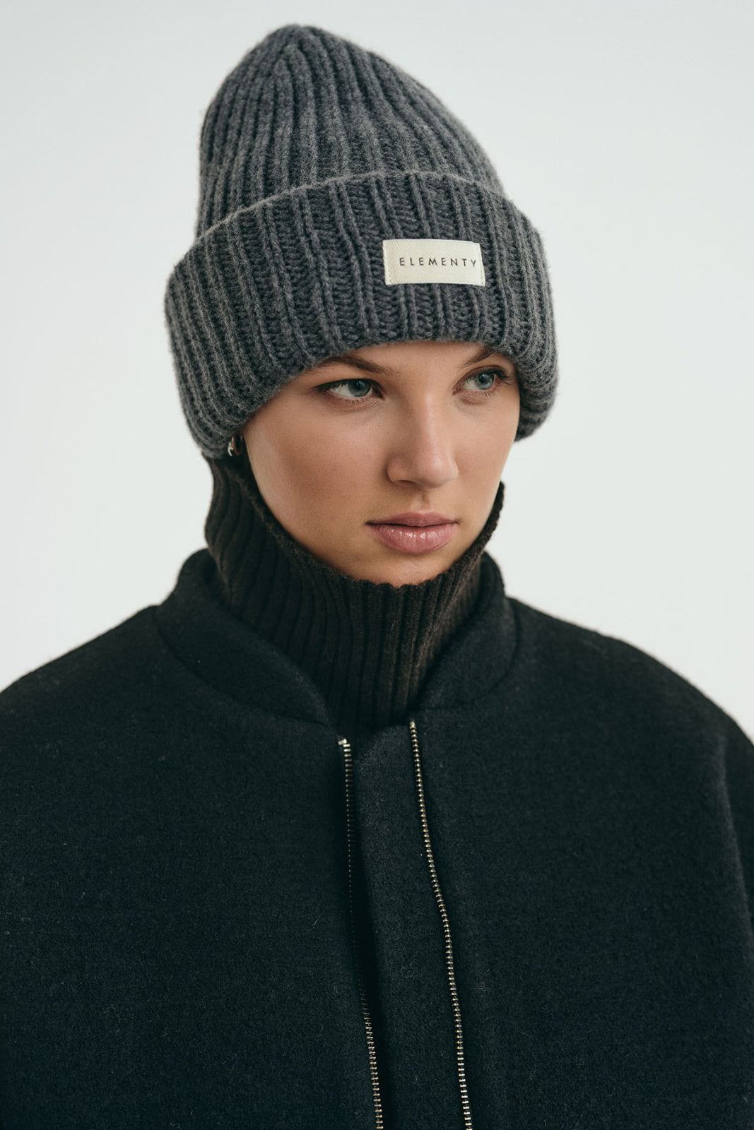 Merino čepice Nova Dark Grey