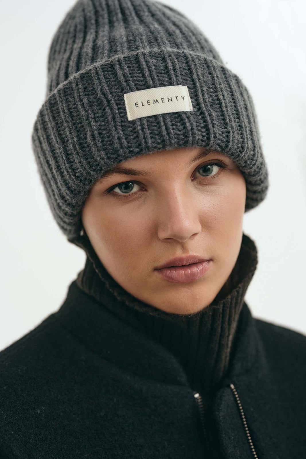Merino čepice Nova Dark Grey