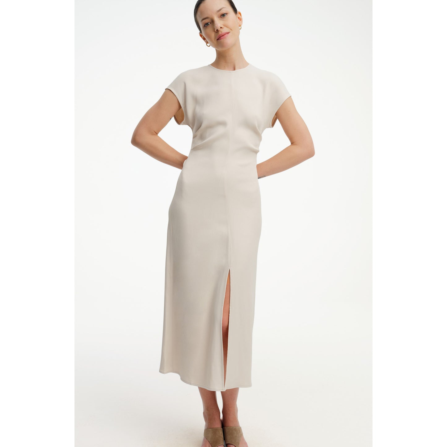 Valeria Dress Beige