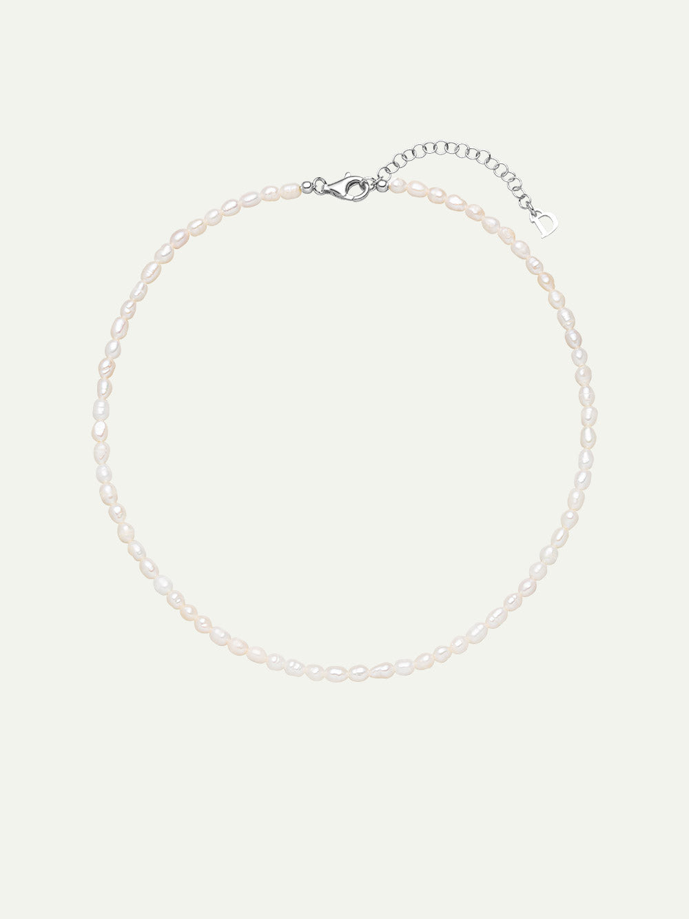 Perlový Choker Stříbrný