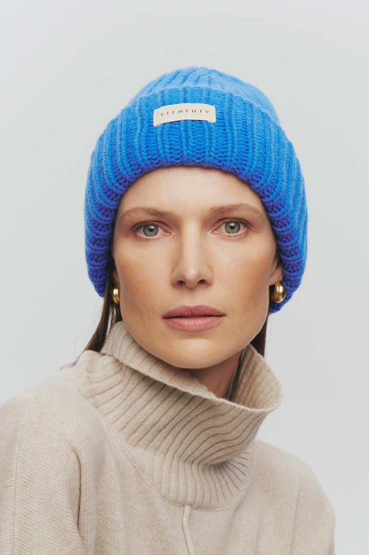 Merino čepice Nova Indigo
