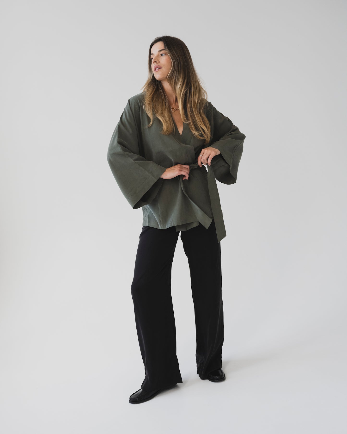 Kimono Allie Khaki