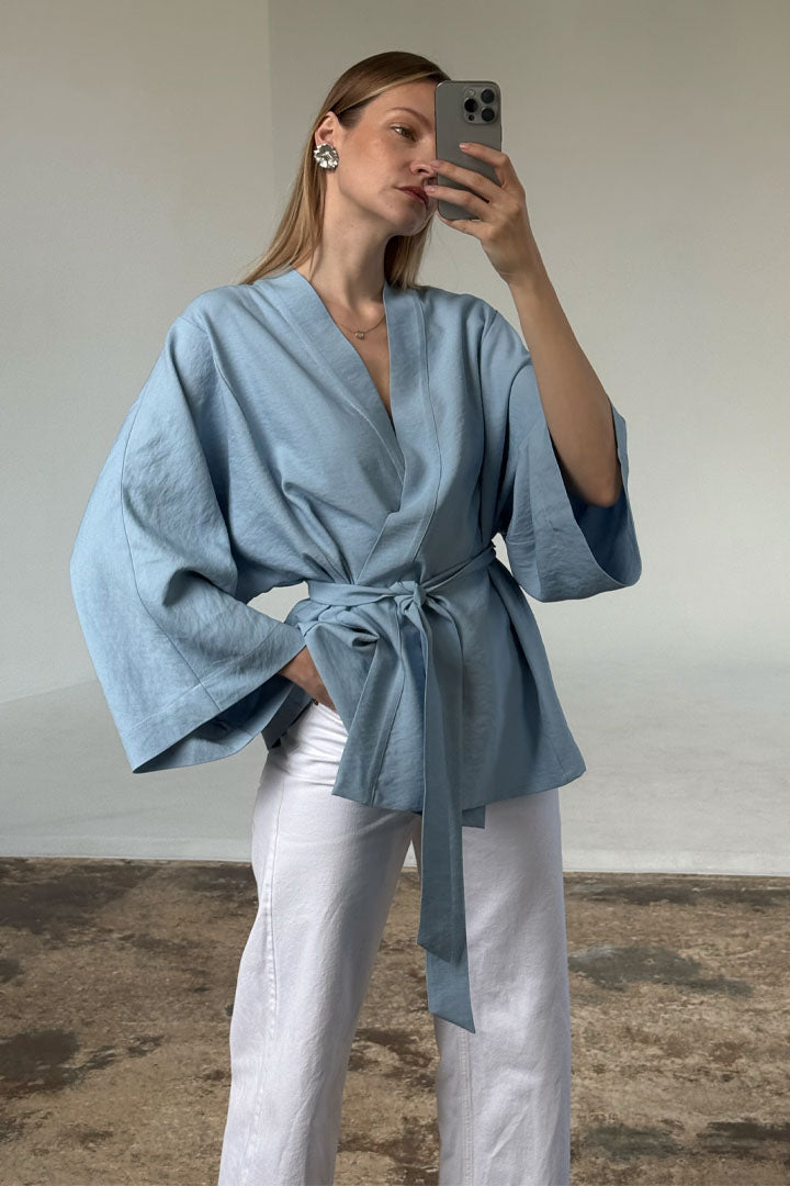 Kimono Allie Baby Blue