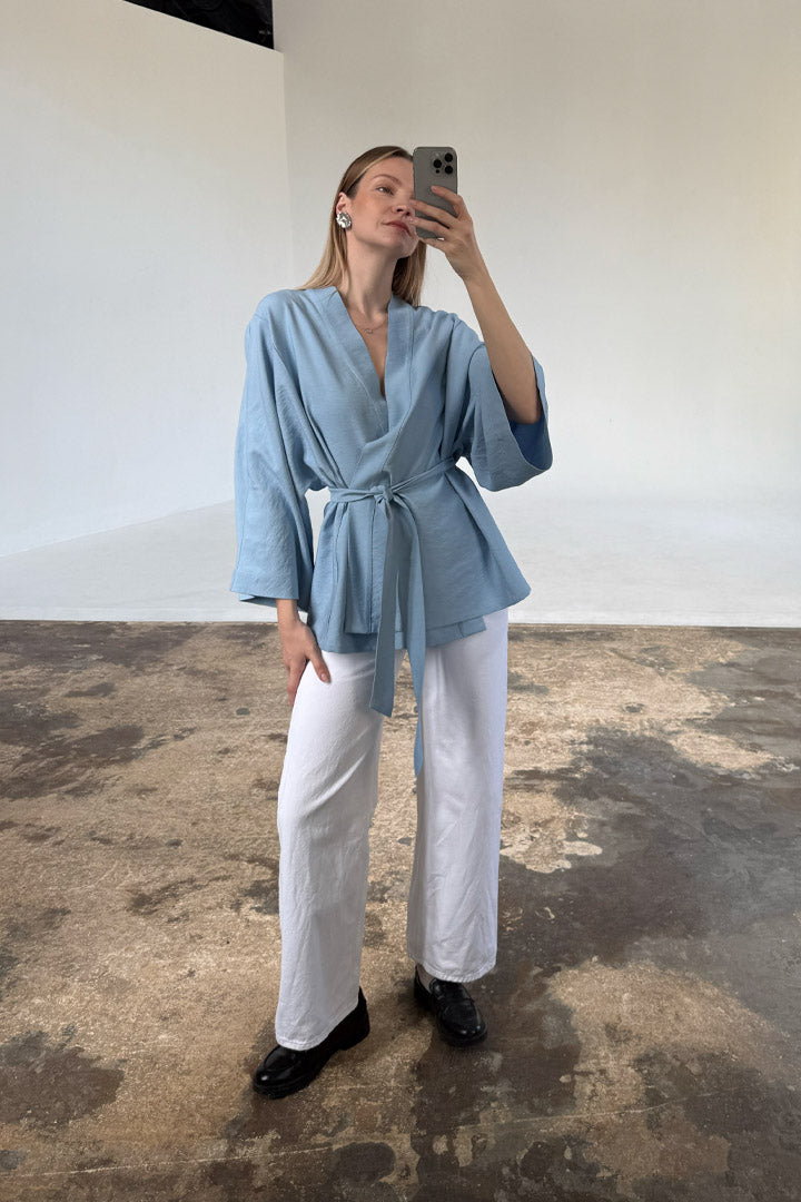 Kimono Allie Baby Blue