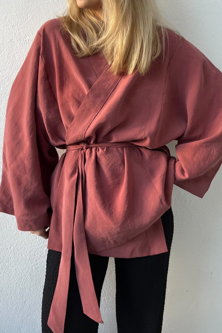 Kimono Allie Marsala