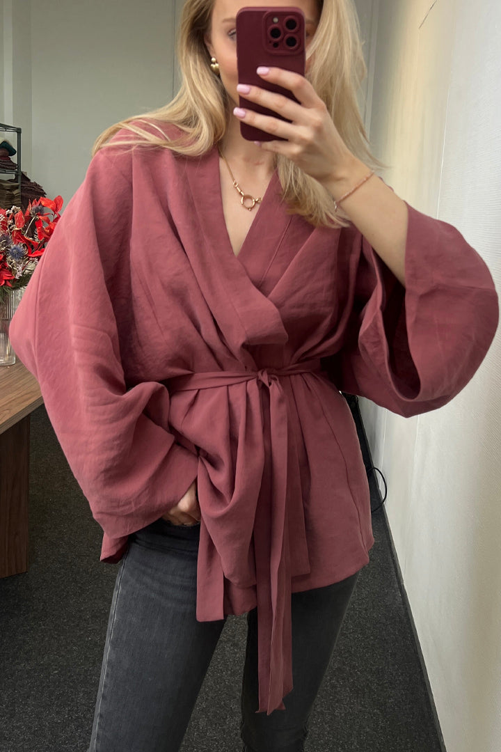 Kimono Allie Marsala