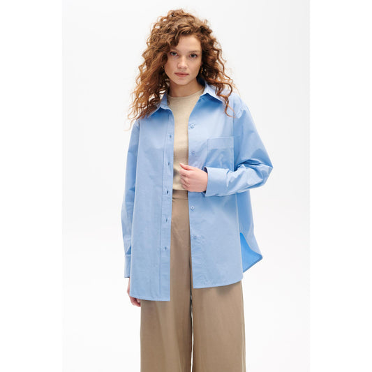 KORA Poplin Blue