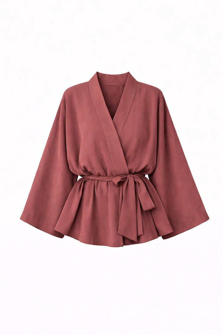 Kimono Allie Marsala